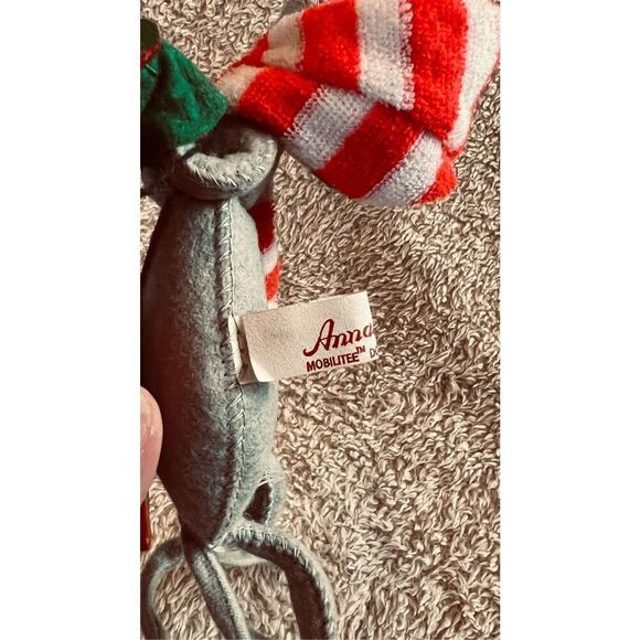 Annalee Doll Christmas Mouse Sledding 1965 - Picture 9 of 9